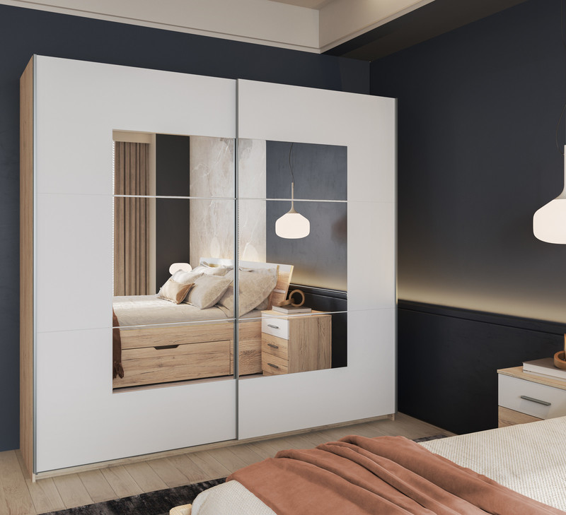 Skapis ar spoguli Benin S typ 58