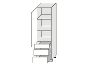 Virtuves skapis Celle D14DP/3R