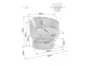 Atpūtas krēsls ID-29366