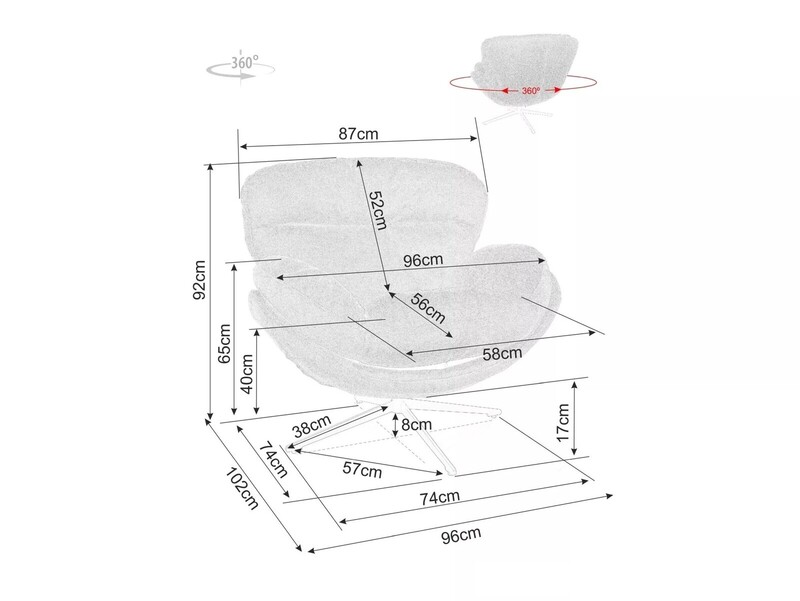 Atpūtas krēsls ID-29369