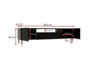 TV plaukts Malia I03