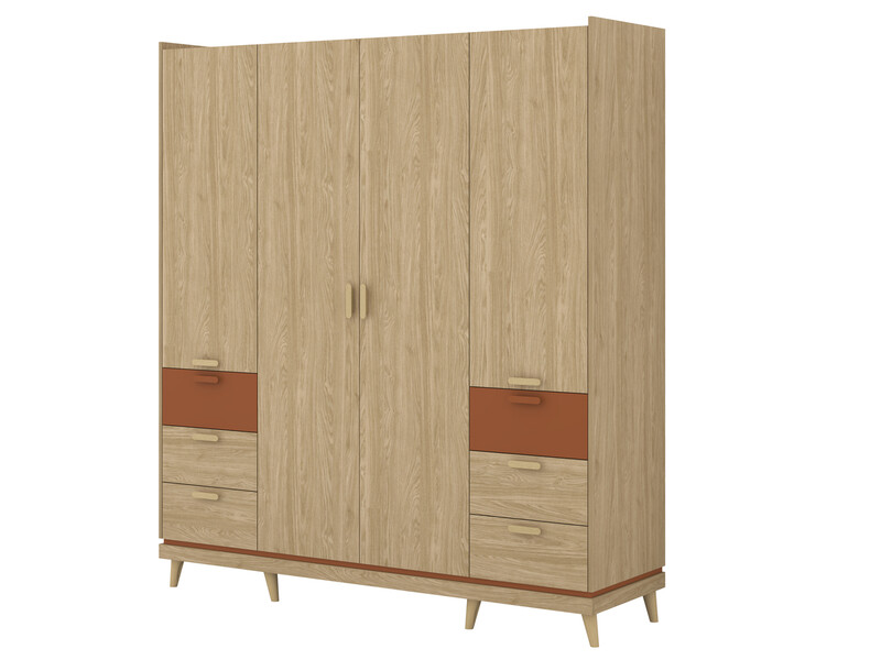Eļļots ozols - ķieģeļu / 24D5OH20