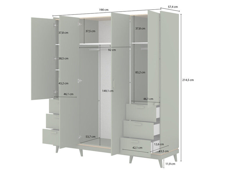 Skapis Manti typ 20