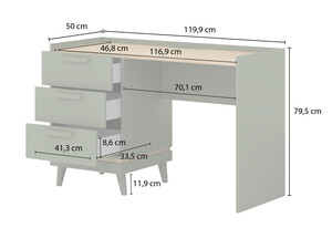 Rakstāmgalds Manti typ 03