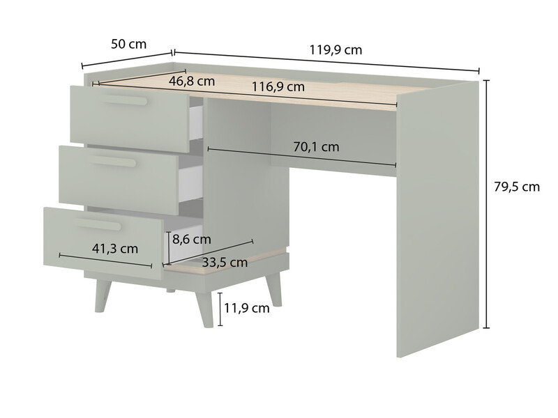 Rakstāmgalds Manti typ 03