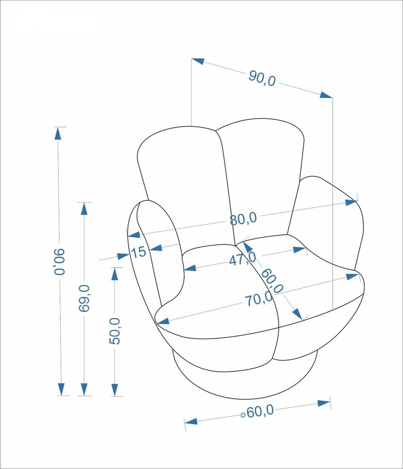 Atpūtas krēsls ID-29554