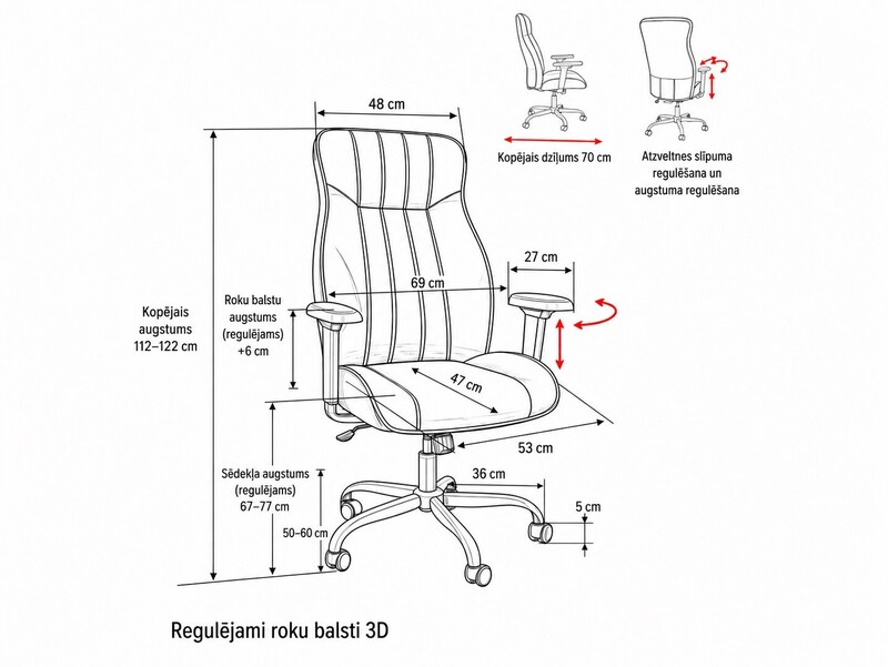 Datorkrēsls ID-29627
