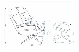 Atpūtas krēsls ID-29661