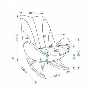 Šūpuļkrēsls ID-29672