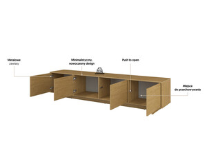 TV plaukts Tanger typ 40