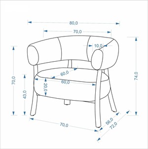 Atpūtas krēsls ID-29728