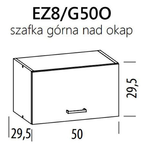 Augšējais skapītis ELIZA EZ8/G50o