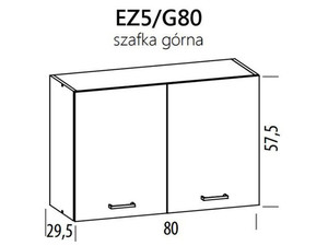 Augšējais skapītis ELIZA EZ5/G80