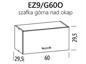Augšējais skapītis ELIZA EZ9/G60o